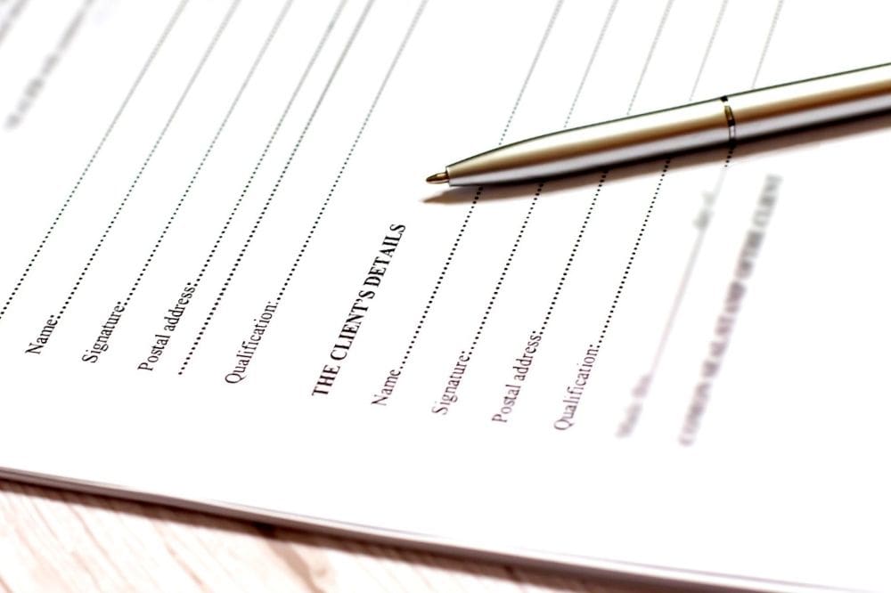 Document to make the name change